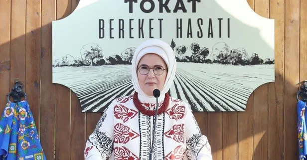 Başkan Erdoğan’ın eşi Emine Erdoğan Tokat Gastronomi Festivali’ni ziyaret etti