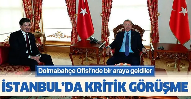 Son dakika haberi: İstanbul’da kritik görüşme! Başkan Erdoğan ile IKBY Başkanı Barzani bir araya geldi