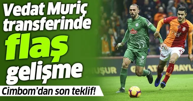 Galatasaray Vedat Muriç’e son teklifini yaptı!