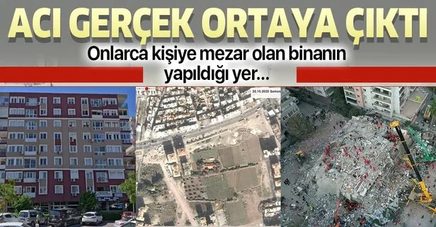 İzmir depreminde çöken Bayraklı’daki Rıza Bey Apartmanı’nın sulak bostana yapıldığı ortaya çıktı