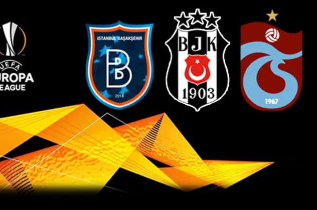 UEFA Avrupa Ligi'nde Beşiktaş, Trabzonspor ve Başakşehir'in rakipleri belli oldu