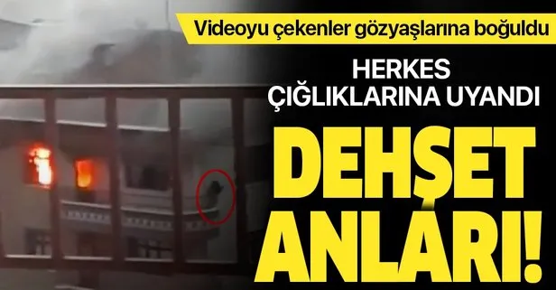 Ankara’da dehşet anları! Baba, yangında küçük kızını kurtarırken dumanlara yenik düştü