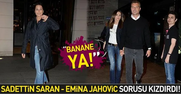Hülya Avşar’dan Emina Jahovic- Sadettin Saran tepkisi: Banane ya!