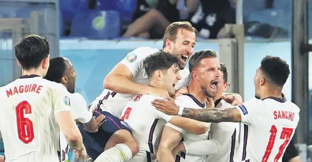 İngiltere, Euro 2020 çeyrek finalinde Ukrayna'yı 4-0 yendi