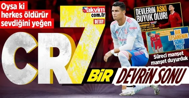 Son dakika: Ve beklenen oldu! Manchester United, Cristiano Ronaldo'nun sözleşmesini feshetti