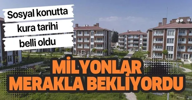 TOKİ kura sonuçları 2020 tarihleri belli oldu! TOKİ 100 bin sosyal konut kuraları ne zaman çekilecek?