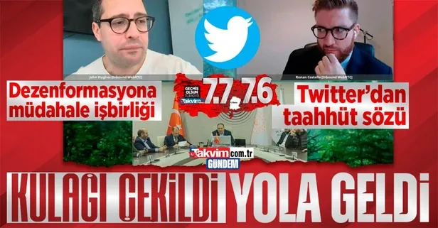 Twitter, Türkiye'ye dezenformasyonla mücadele taahhüdü verdi!