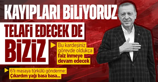 Başkan Erdoğan'dan Balıkesir'deki toplu açılış töreninde önemli açıklamalar: Kayıplar telafi edilecek! Faiz inmeye devam edecek