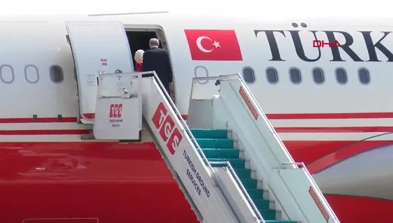 Cumhurbaşkanı Erdoğan, Azerbaycan'a gitti