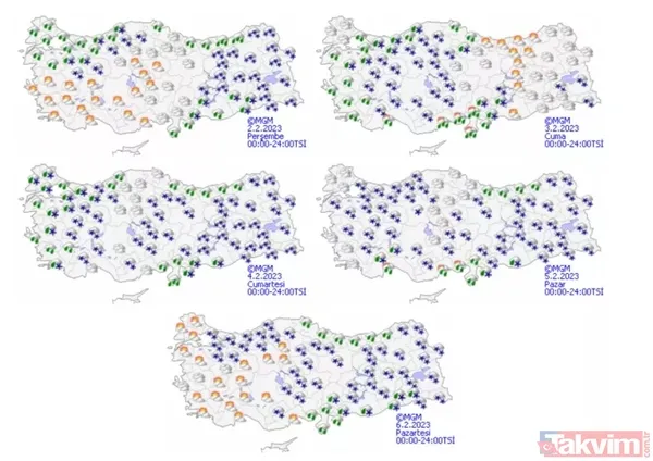 HAVA DURUMU | Meteoroloji'den 23 ile turuncu 4 ile sarı uyarı! Lapa lapa kar geliyor | 2 Şubat 2023 hava durumu - 2