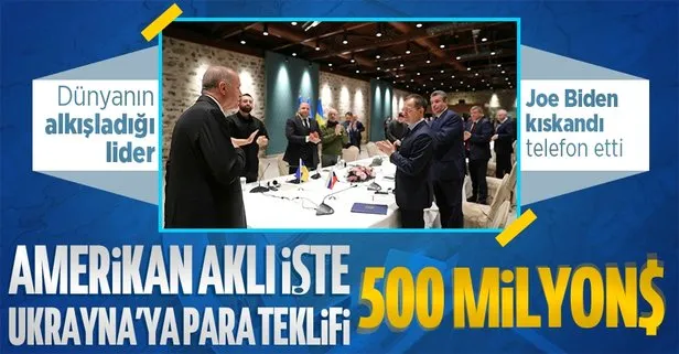 SON DAKİKA: ABD Başkanı Joe Biden Ukrayna Devlet Başkanı Vladimir Zelenskiy ile görüştü: 500 milyon dolar yardım