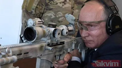 Putin 600 metreden hedefi vurdu