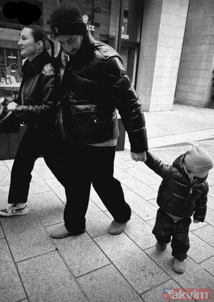 Hakan Çalhanoğlu ve eşinden Milano pozu! Boşanma krizinden sonra mutlu aile tablosu - 2