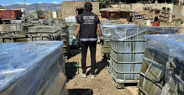 İzmir'de kaçakçılara baskın! 38 ton akaryakıt ele geçirildi