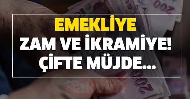 Emekliye zam ve ikramiye! Çifte müjde...