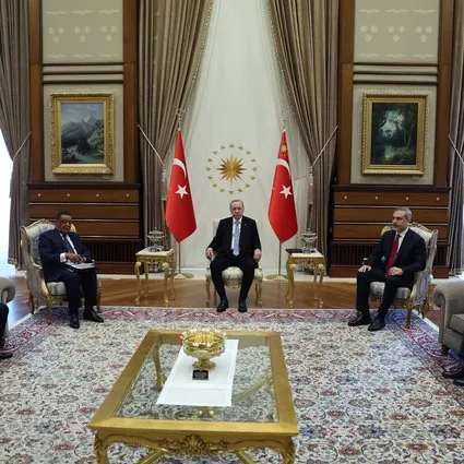 Başkan Erdoğan eski Etiyopya Cumhurbaşkanı Wirtu’yu kabul etti