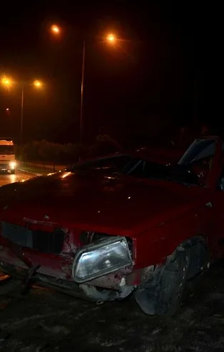 Son dakika: Hurdaya dönen araçtan sağ çıktılar! Yer: Samsun