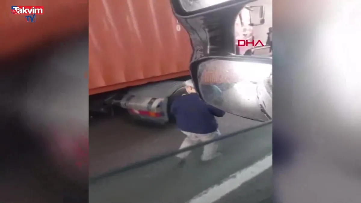 Kocaeli TEM’de TIR kazası: 1 ölü