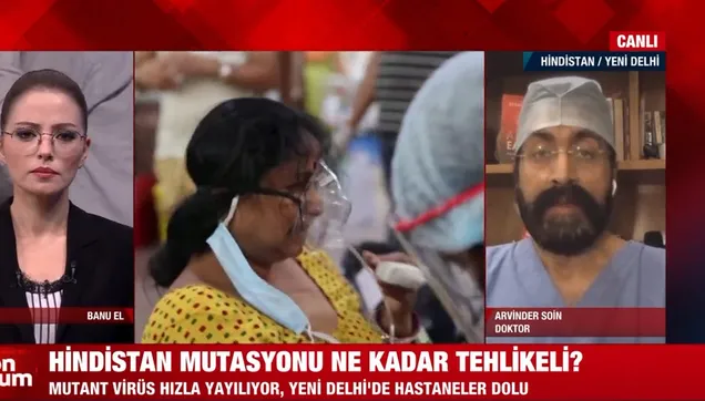Hindistan'da sağlık sistemi çöktü! A Haber'e konuşan Hintli doktordan korkutan sözler: Mutant virüs çok hızlı yayılıyor