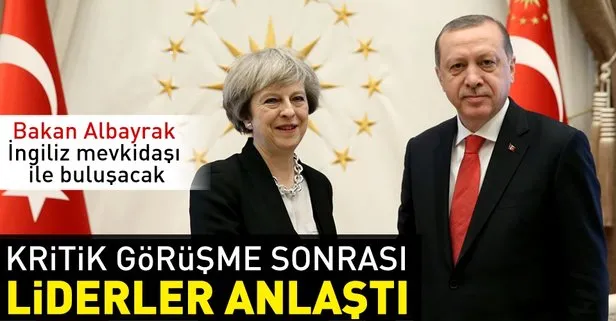 Son dakika: Başkan Erdoğan, Birleşik Krallık Başbakanı May ile görüştü