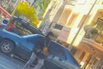 Babası görünce bayıldı