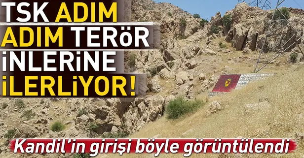 Kandil'in girişi böyle görüntülendi! TSK adım adım ilerliyor