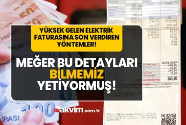 Faturaları yarı yarıya azaltmanın yolu belli oldu! Elektrik faturalarının yüksek gelmesinin sebebi açıklandı!