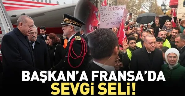 Başkan Erdoğan Fransaya geldi