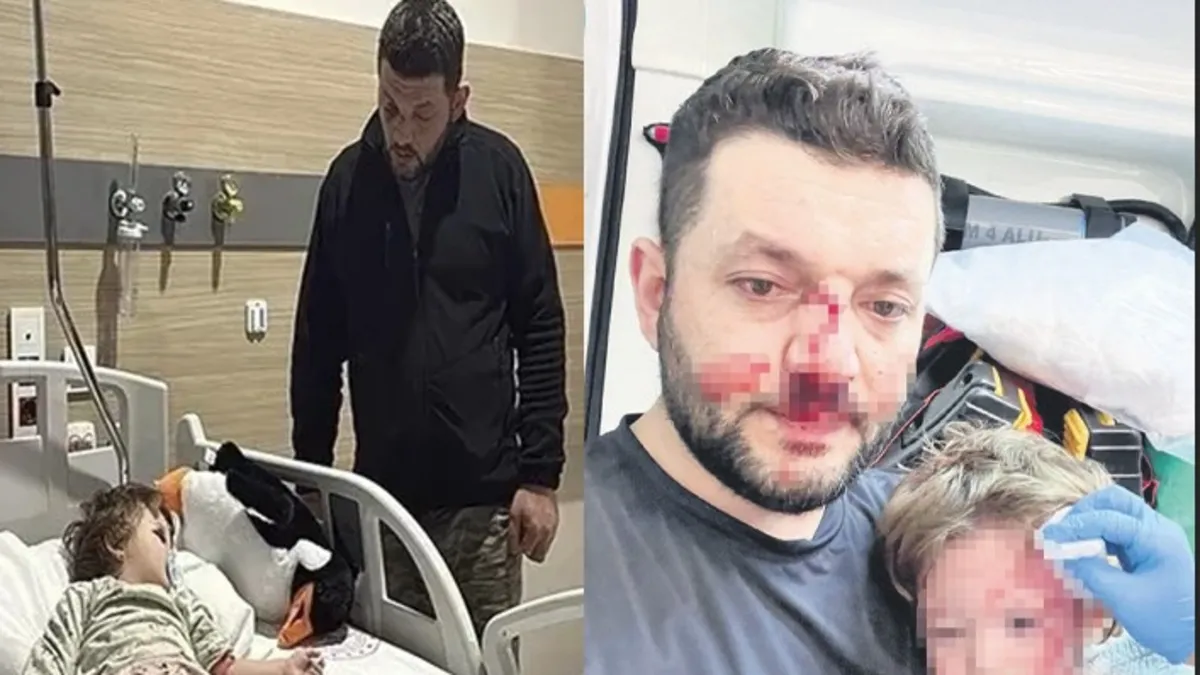 Kucağında bebeğiyle dövülen babaya bir de mahkemede saldırdı: 