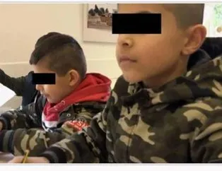İlkokul çağındaki çocuklara PKK kıyafeti giydirip...
