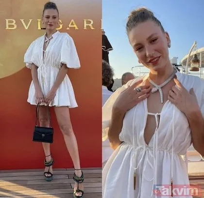Mücevher markası Bvlgari, Bodrum’da şık bir davet düzenledi: Serenay Sarıkaya’dan çok sosyetik Rachel Araz konuşuldu