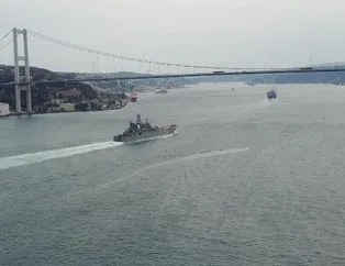 İstanbul Boğazı’nda hareketlilik! Savaş gemileri...