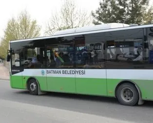 Belediye otobüsleri terörist cenazesinde
