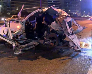 Ümraniye’de trafik kazası: 1 ölü 2 yaralı