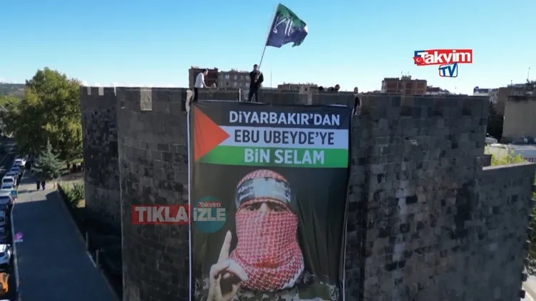 Sura asılan ‘Ebu Ubeyde’ posteri indirildi