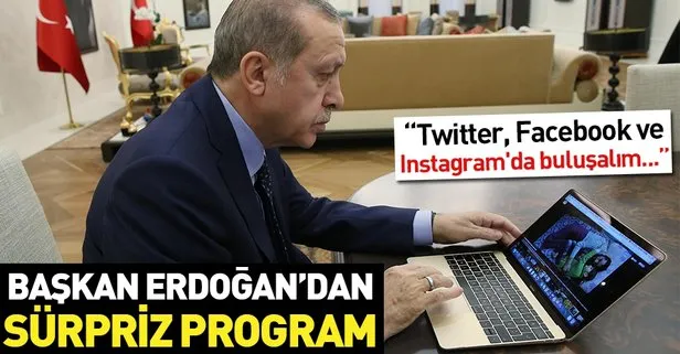 Son dakika: Başkan Erdoğan’dan sürpriz program