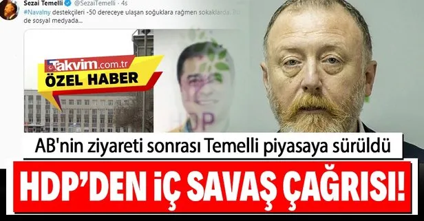 HDP’li Sezai Temelli, taraftarlarına Selahattin Demirtaş için sokak çağrısı yaptı! AB heyeti dün HDP’yi ziyaret etmişti...