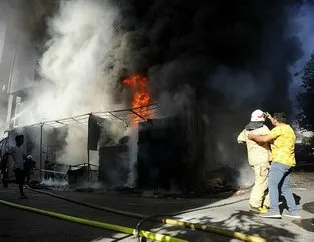 Mobilya fabrikası alev alev yandı!