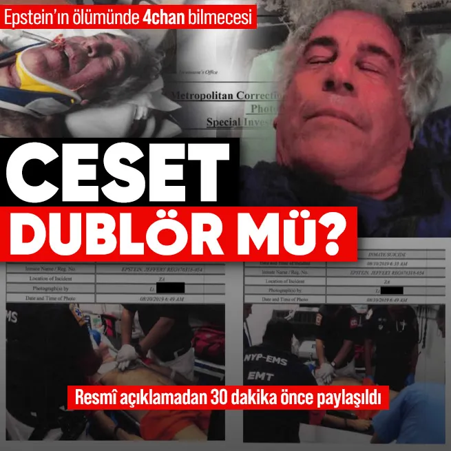 Epstein’in ölümünde 4chan bilmecesi: Resmî açıklamadan 30 dakika önce paylaşıldı