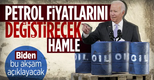 Petrol fiyatlarını etkileyecek gelişme! Biden 'stratejik' rezervlerden 180 milyon varil ham petrolü satmayı planlıyor