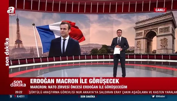 SON DAKİKA: Macron: NATO Zirvesi öncesi Başkan Erdoğan ile görüşeceğim