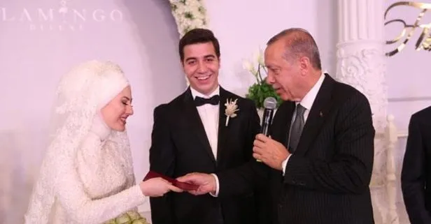 Son dakika: Başkan Erdoğan nikah şahidi oldu