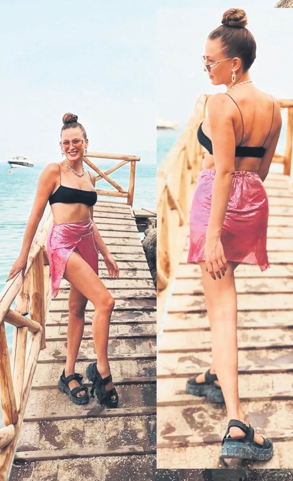 Stil ikonu Serenay Sarıkaya bu kez sınıfta kaldı! Sandaletini gören şaşkına döndü tepkilerin ardı arkası kesilmedi