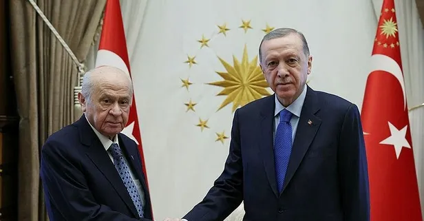Başkan Erdoğan ve Devlet Bahçeli bir araya geldi
