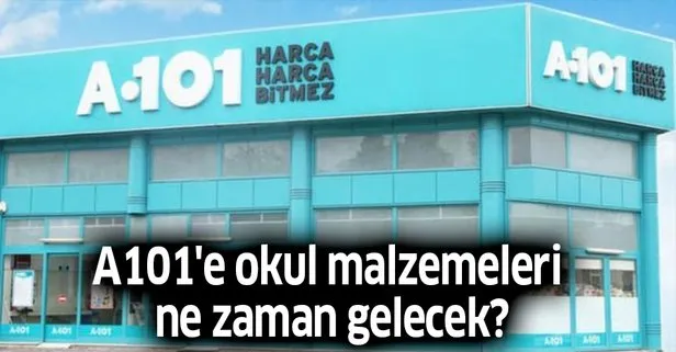 A101'de kırtasiye ve okul ürünleri geldi mi?