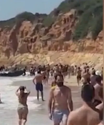 Plajda şok anlar! - 4