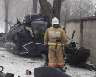 Kazakistan’da helikopter kazası