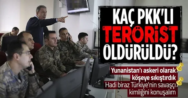 Son dakika! Milli Savunma Bakanı Hulusi Akar öldürülen PKK’lı terörist sayısını açıkladı