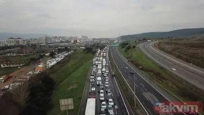 İstanbul’da koronavirüs trafiği! Kilometrelerce kuyruk oluştu