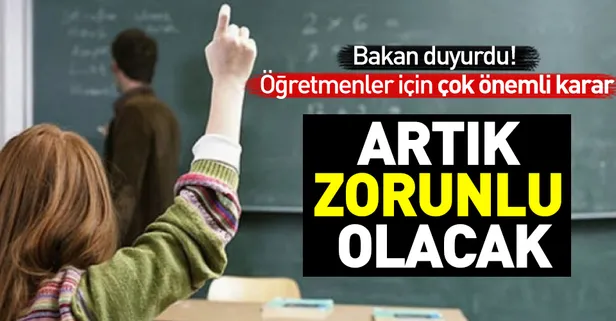 Son dakika: Bakan Selçuk duyurdu! Öğretmenlere yüksek lisans zorunluluğu geliyor
